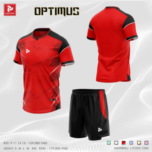 Quần áo bóng đá không logo Optimus